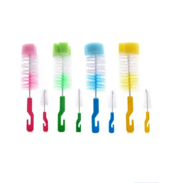 Baby Bottle Cleaning Brush - BPA-Free and Safe for Babies (Color May Vary)
